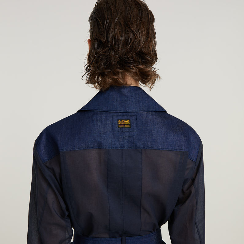 G-STAR Outlet GSRR Trench Coat Dark blue