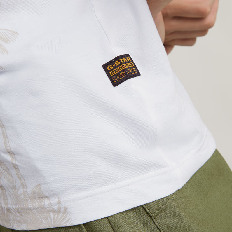 G-STAR Outlet Palm Originals T-Shirt White