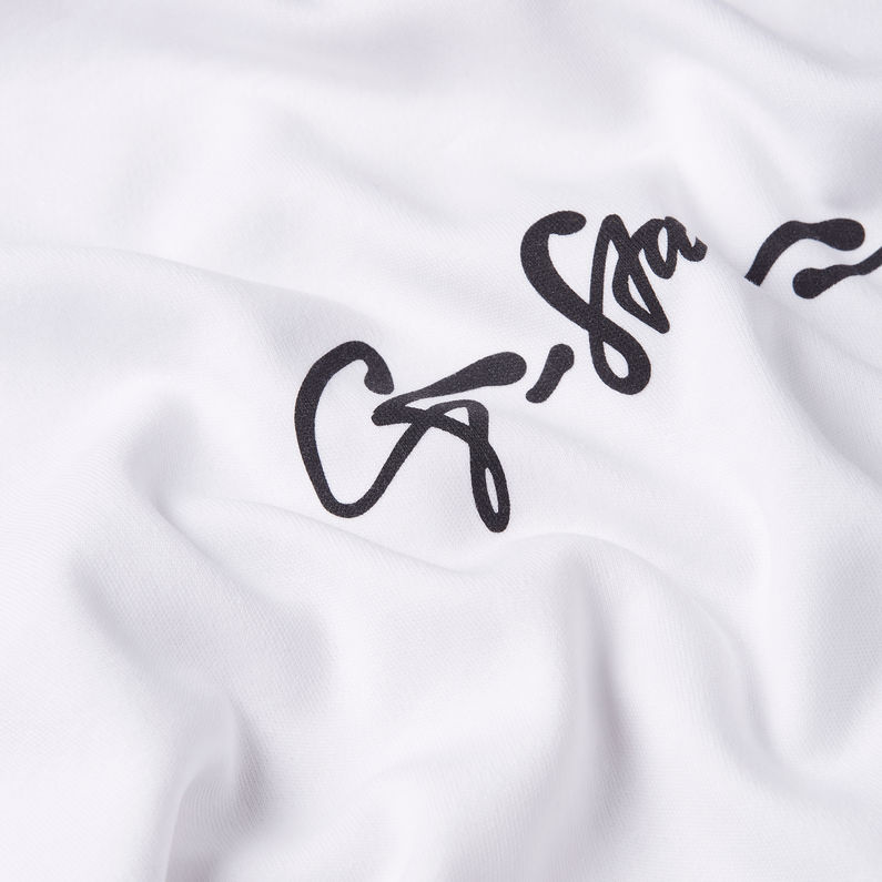 G-STAR Outlet G-Script T-Shirt White