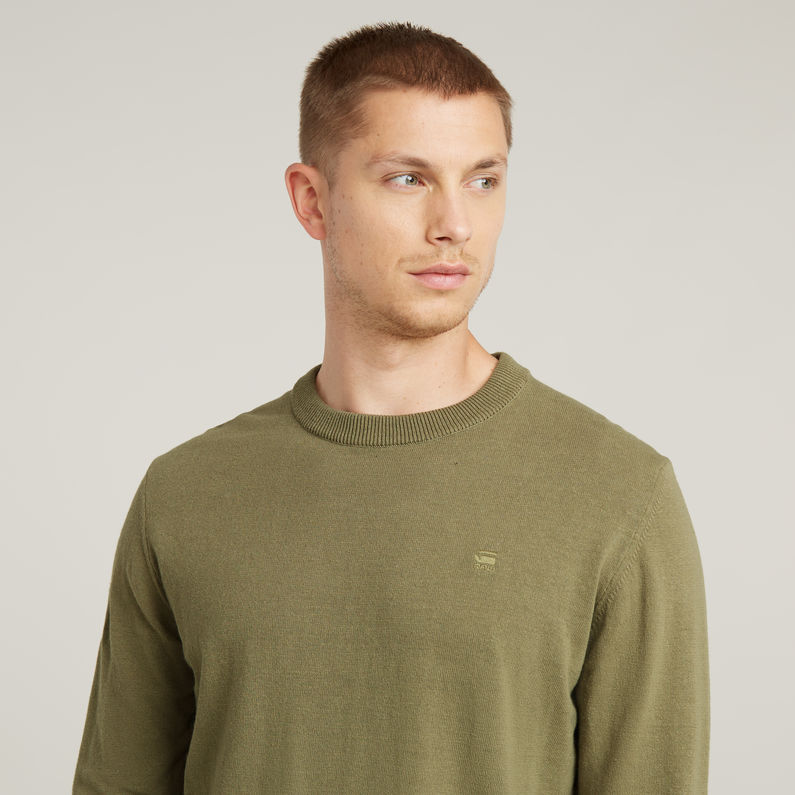 G-STAR Outlet Premium Core Knitted Sweater Green