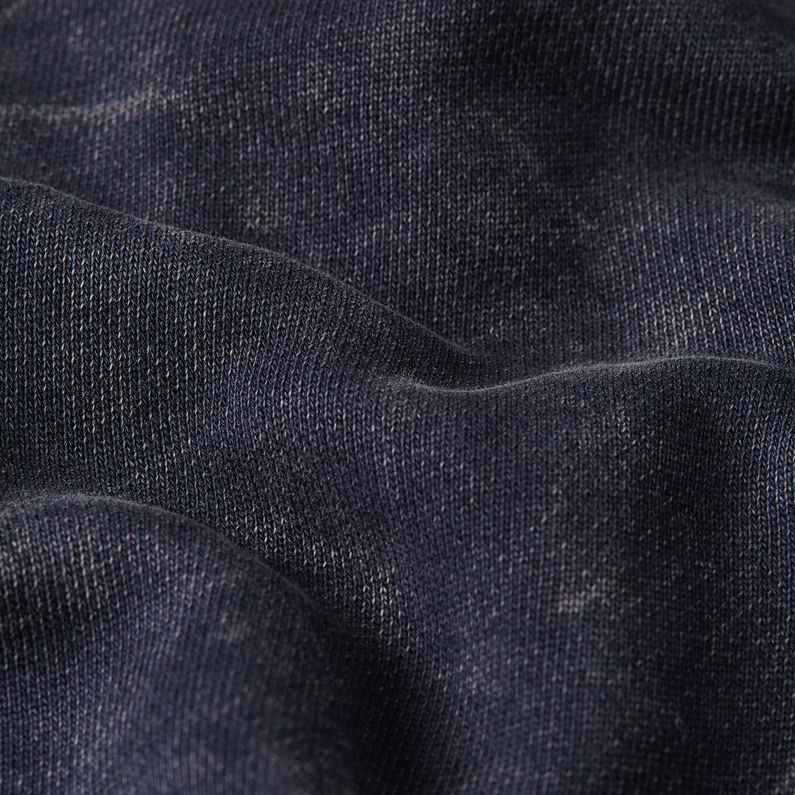 G-STAR Outlet Overdyed Cropped Logo Loose Sweater Dark blue