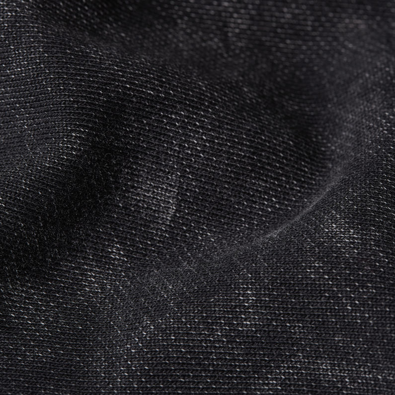 G-STAR Outlet Overdyed Cropped Logo Loose Sweater Black