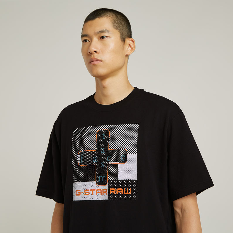 G-STAR Outlet FACETASM Unisex Tee Black