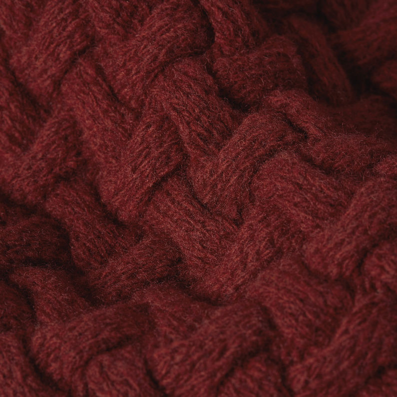 G-STAR Outlet Chunky Knit Skipper Red