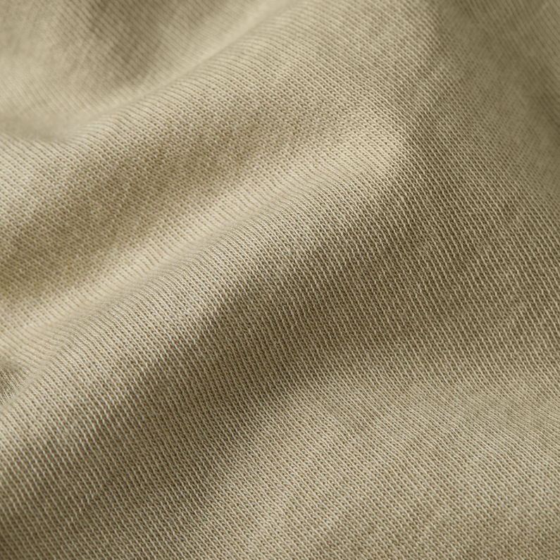 G-STAR Outlet Overdyed Front Seam Top Beige