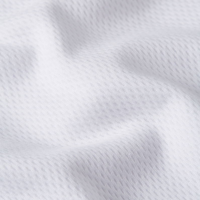 G-STAR Outlet Asymmetrical Zip Slim Tank Top White