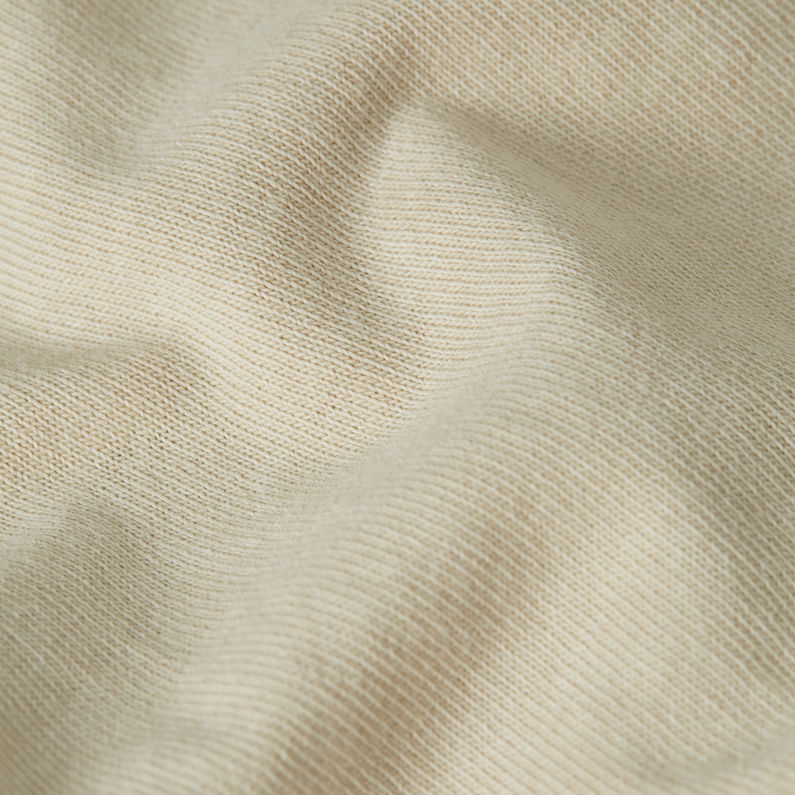 G-STAR Outlet Mini G-Script Logo Overdyed Top Beige