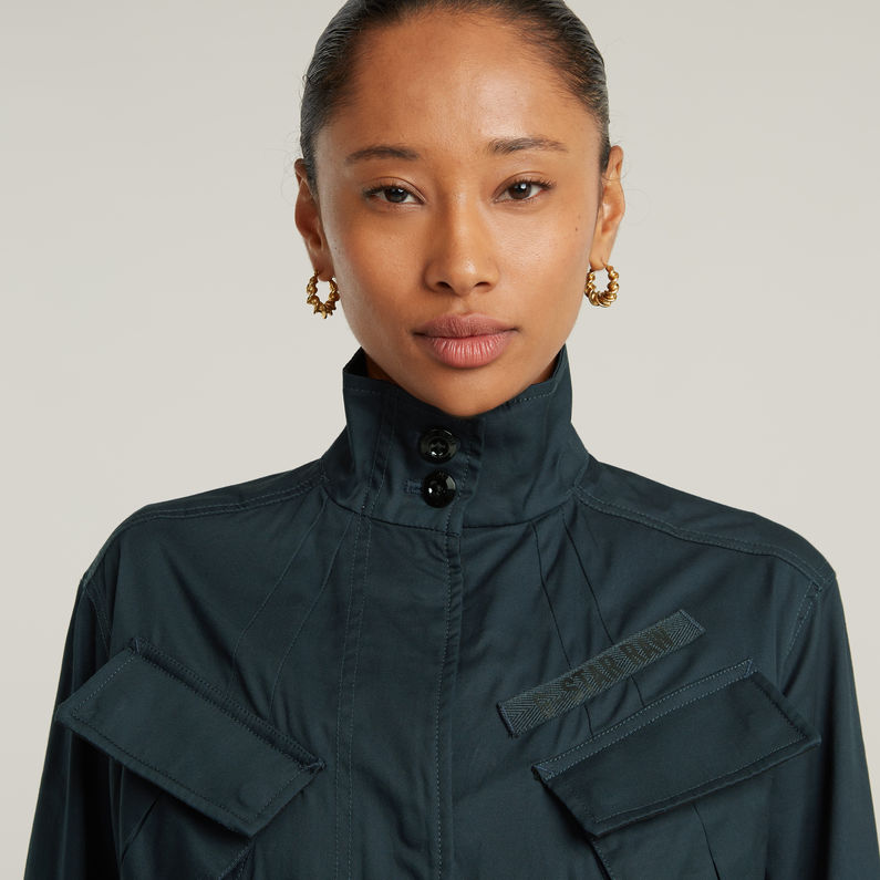 G-STAR Outlet Chisel Belted Field Jacket Dark blue