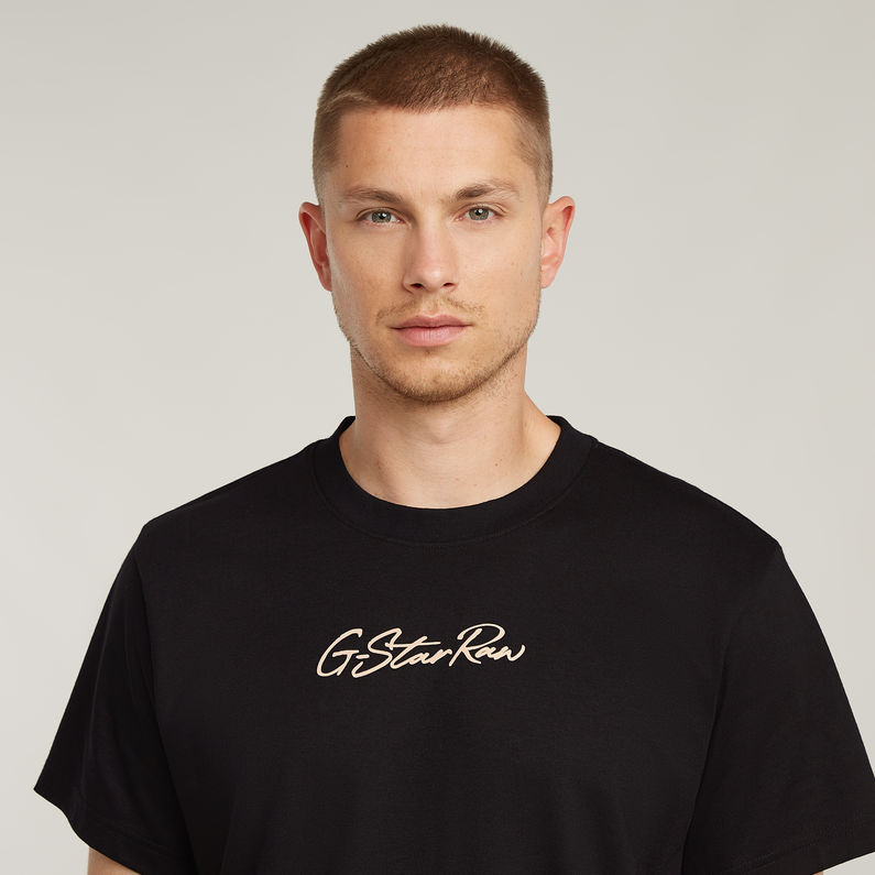 G-STAR Outlet Autograph Loose T-Shirt Black