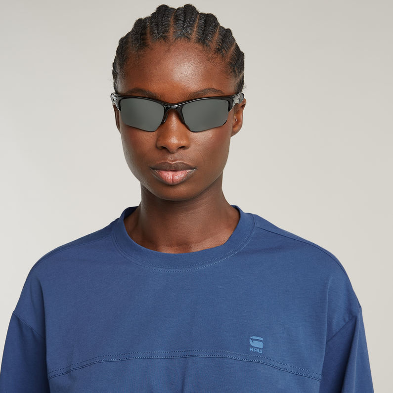 G-STAR Outlet Horizontal Seam Loose Top Medium blue