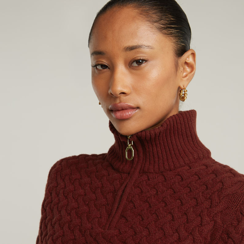 G-STAR Outlet Chunky Knit Skipper Red