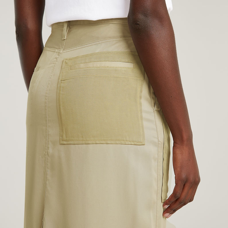 G-STAR Outlet Viktoria Tone On Tone Skirt Beige