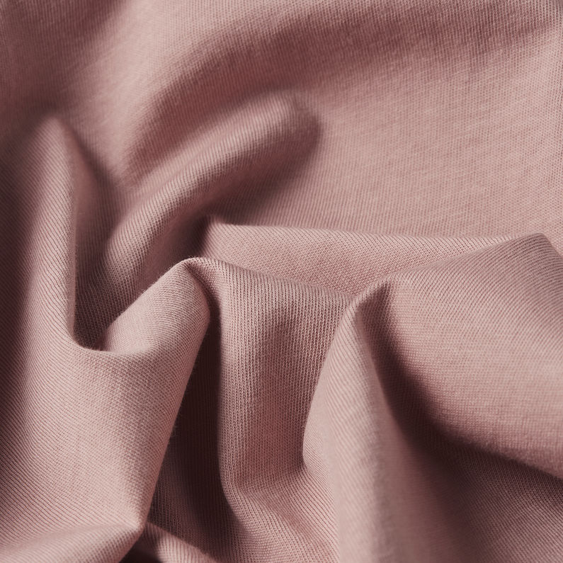 G-STAR Outlet Rolled Up Sleeve Boyfriend Top Pink