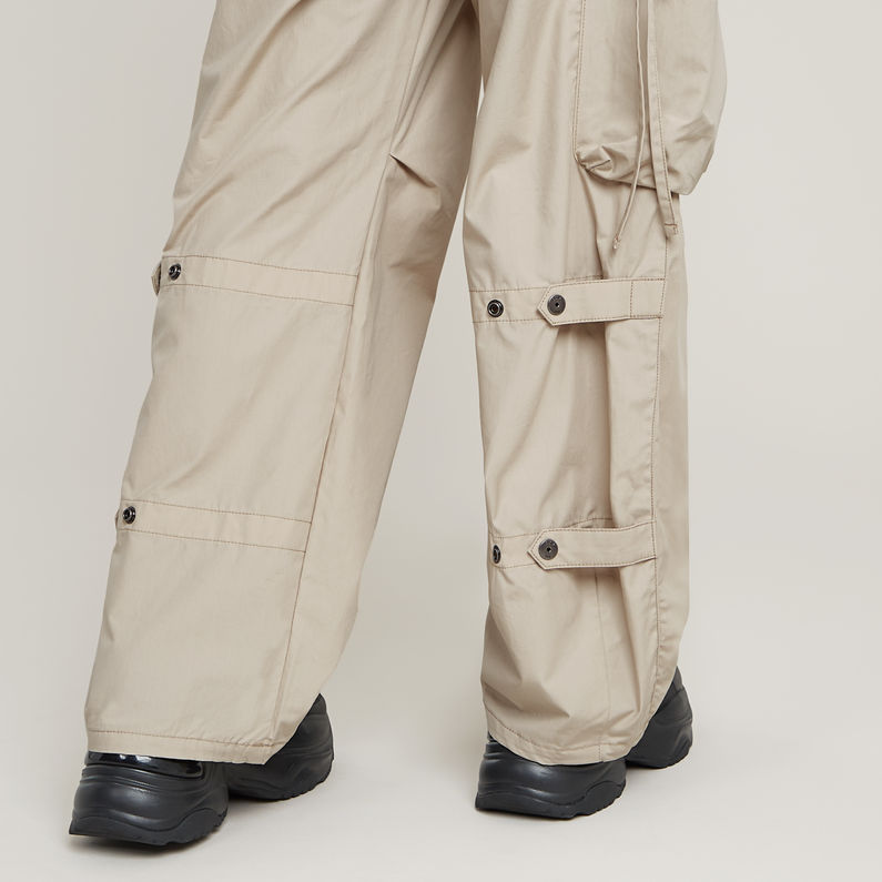 G-STAR Outlet Balloon Cargo High Waist Pants Beige