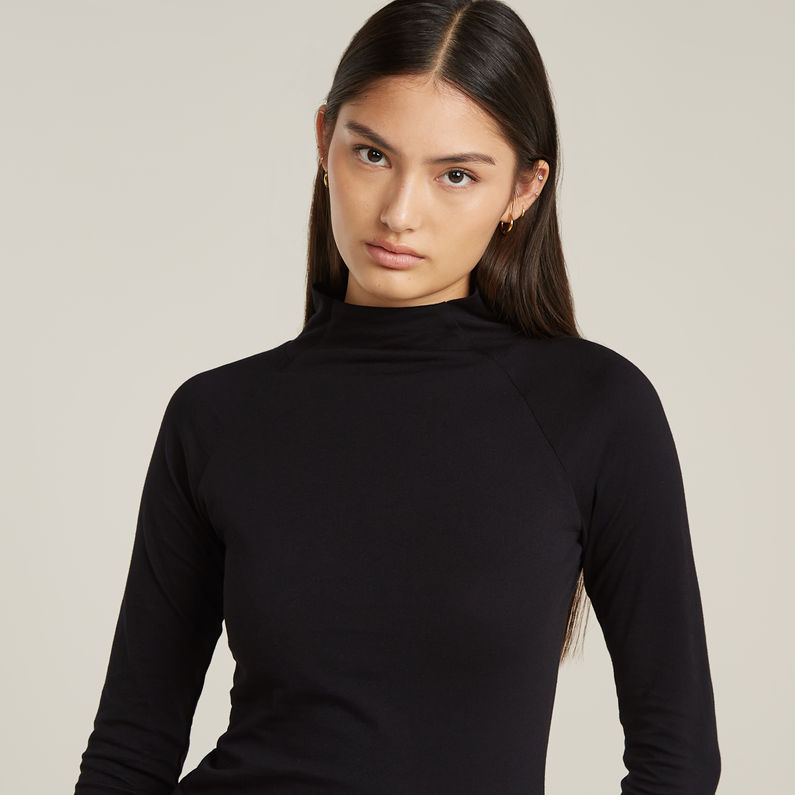 G-STAR Outlet Lecite Slim Turtle Top Black