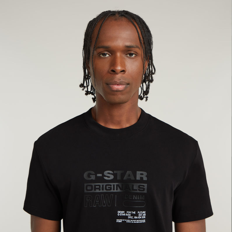 G-STAR Outlet Camiseta Originals Negro