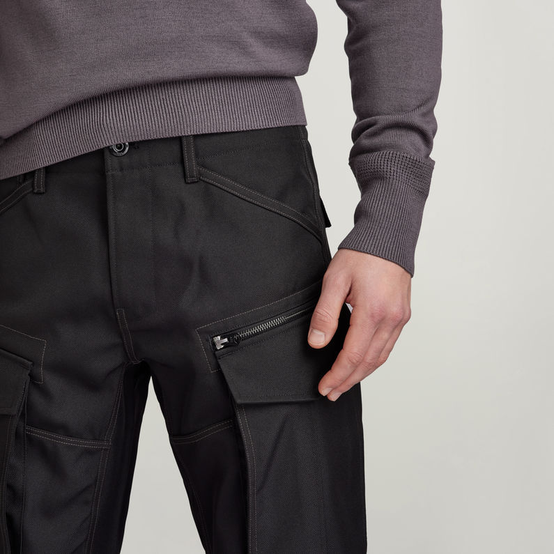 G-STAR Outlet Rovic Zip 3D Regular Tapered Pants Black