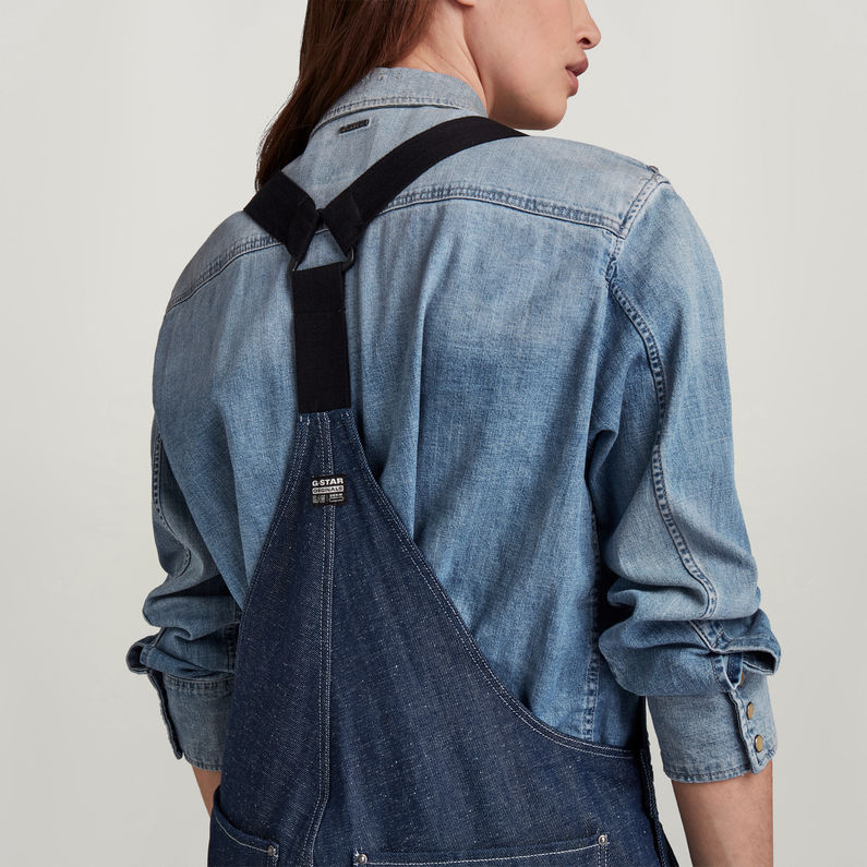 G-STAR Outlet Utility BoyFriend Short Overall Dark blue