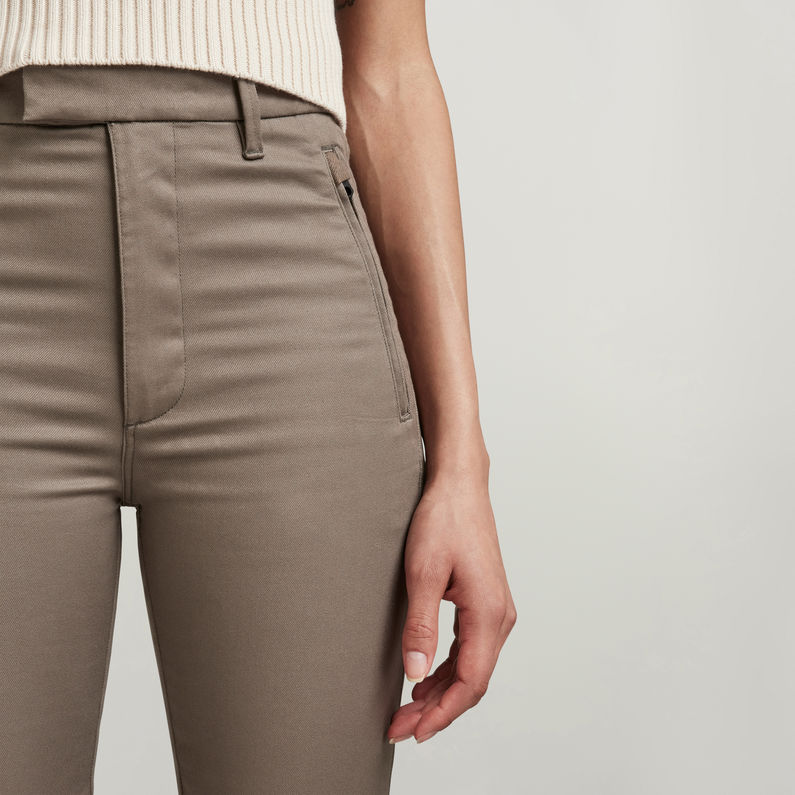 G-STAR Outlet Weld High Skinny Chino Brown