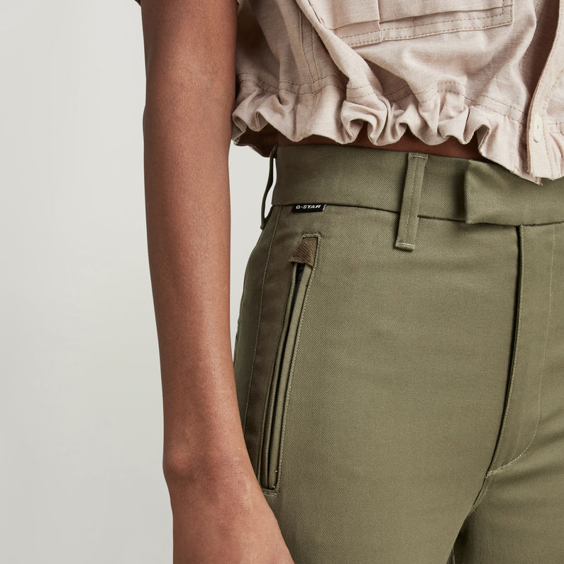 G-STAR Outlet Weld High Skinny Chino Green