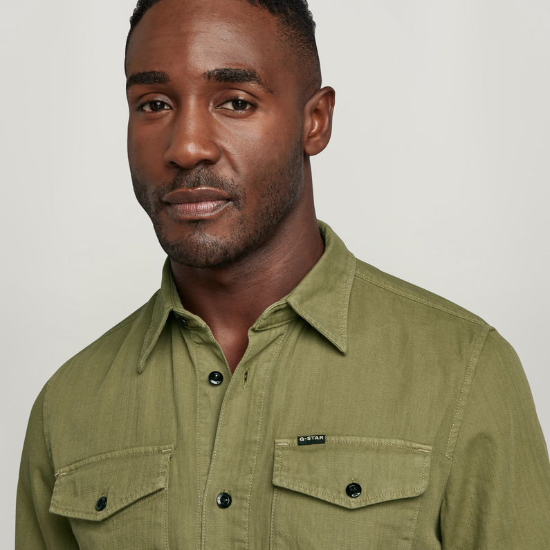 G-STAR Outlet Marine Slim Shirt Green