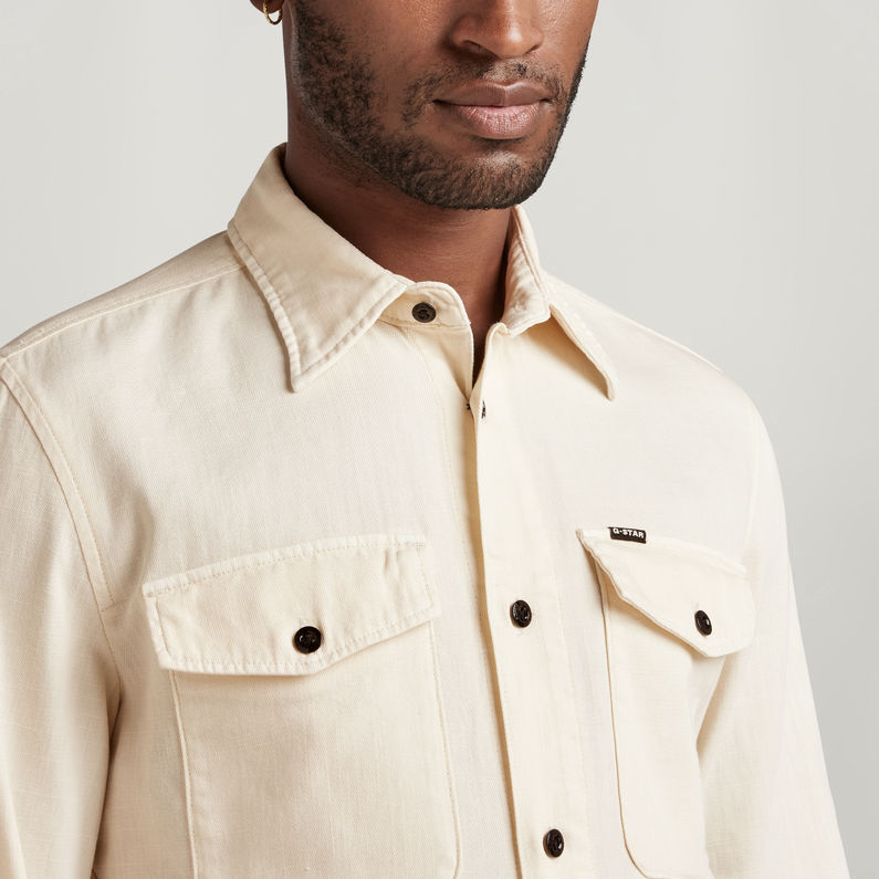 G-STAR Outlet Marine Slim Shirt White