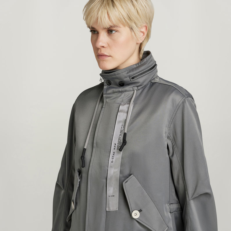 G-STAR Outlet Fishtail Parka Grey