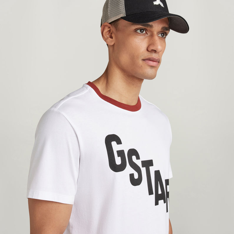 G-STAR Outlet Lash Sports Graphic T-Shirt White