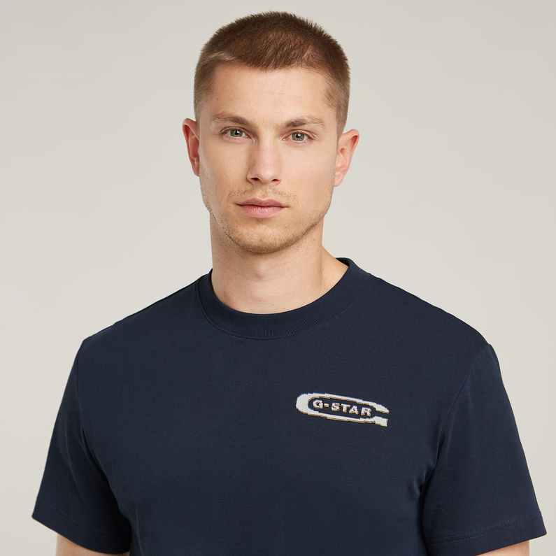 G-STAR Outlet Back Graphic Arch T-Shirt Dark blue