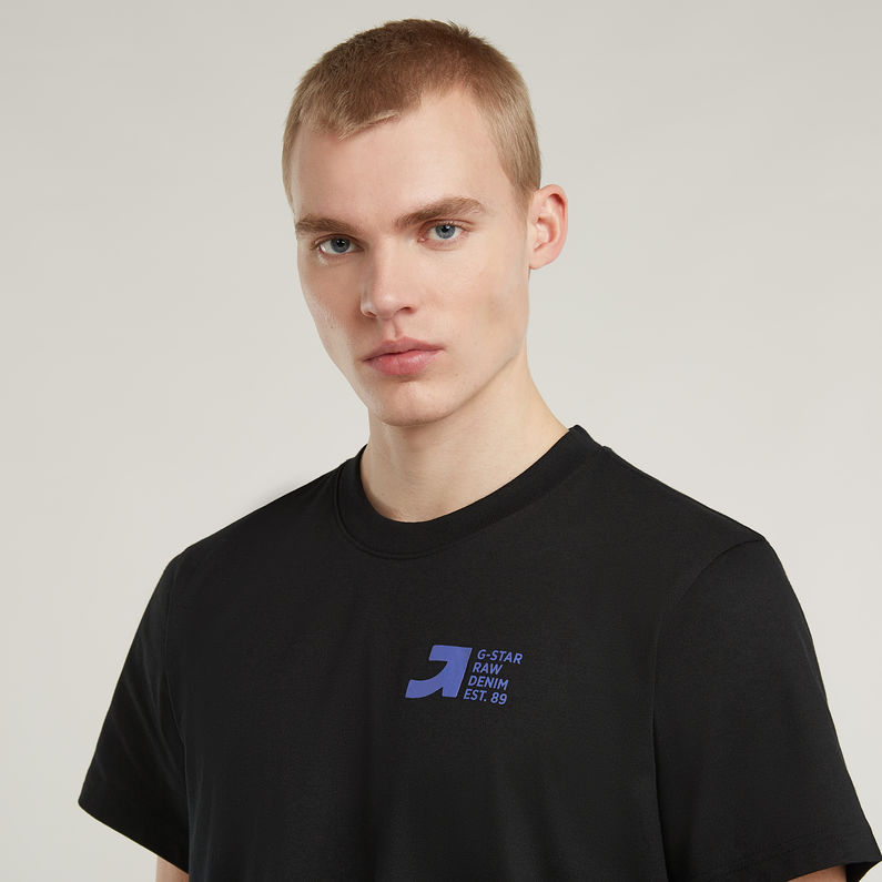 G-STAR Outlet Cut Graphic Loose T-Shirt Black