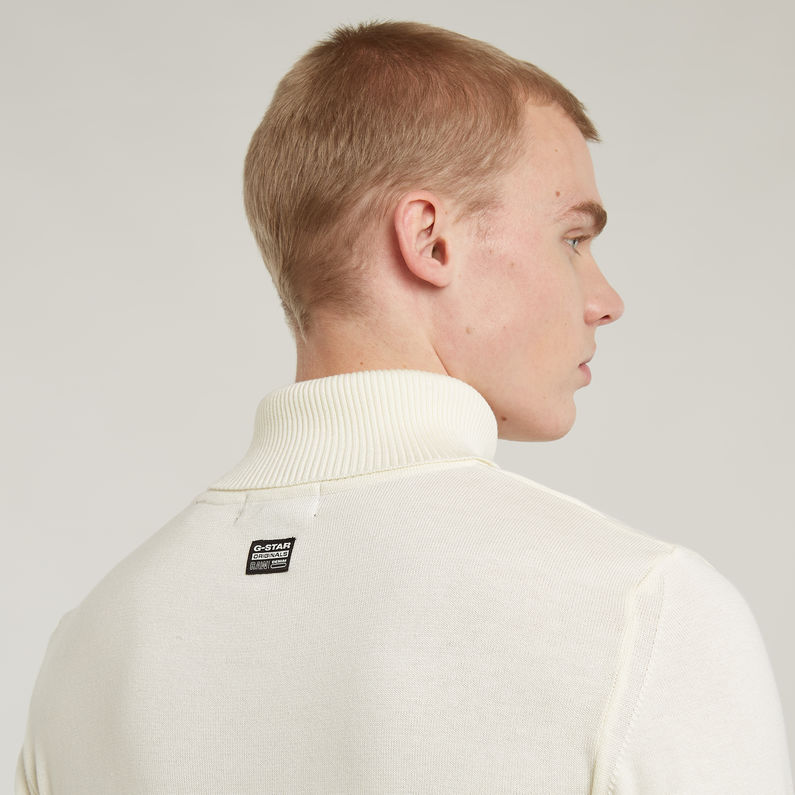 G-STAR Outlet Core Turtle Knitted Sweater Beige