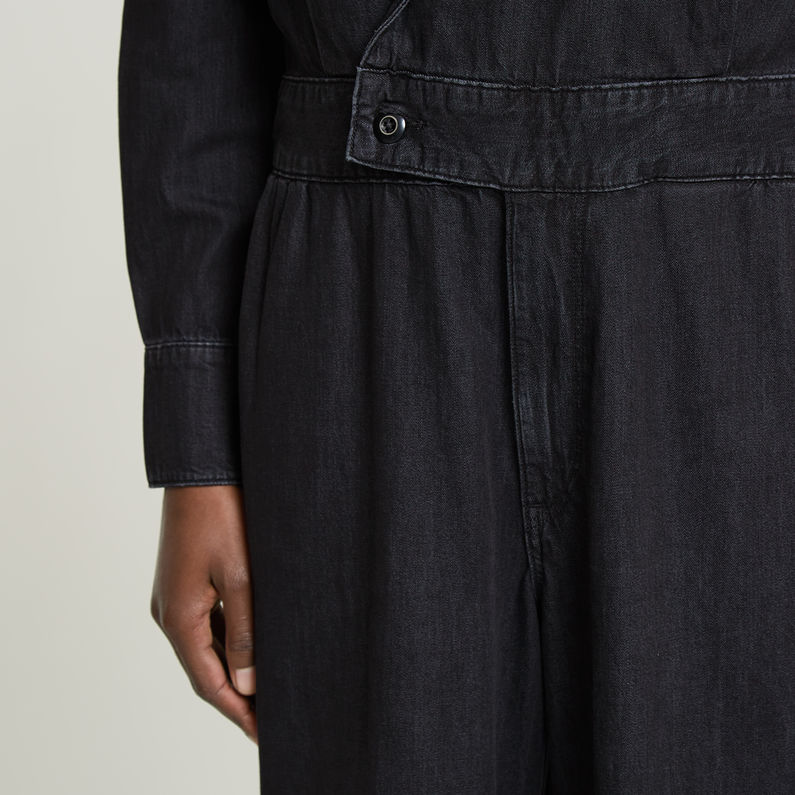 G-STAR Outlet Tailored Wrap Jumpsuit Black