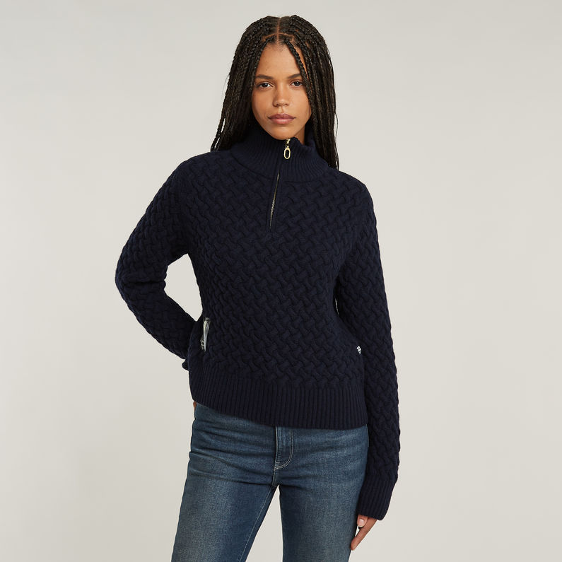 G-STAR Outlet Chunky Knit Skipper Dark blue