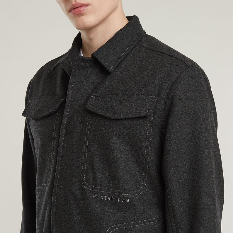 G-STAR Outlet Chore Wool Jacket Grey