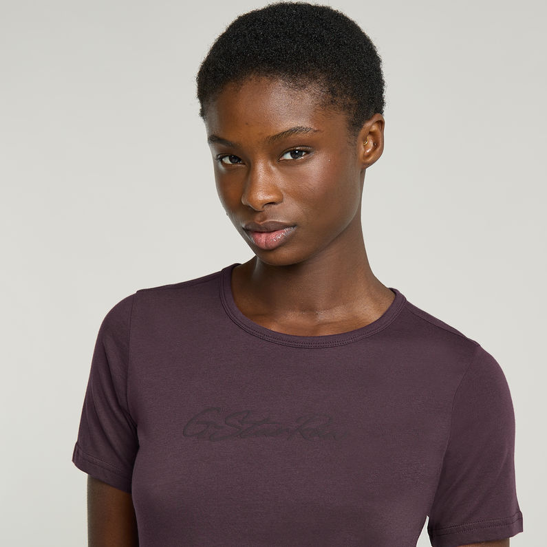 G-STAR Outlet Autograph Slim Top Purple