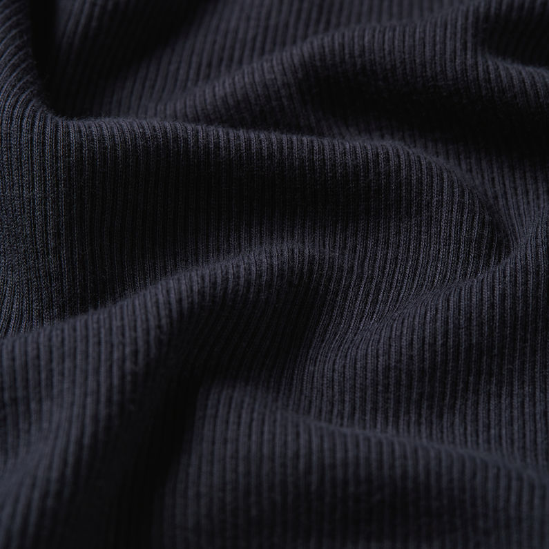 G-STAR Outlet Ribbed Slim Polo Dark blue
