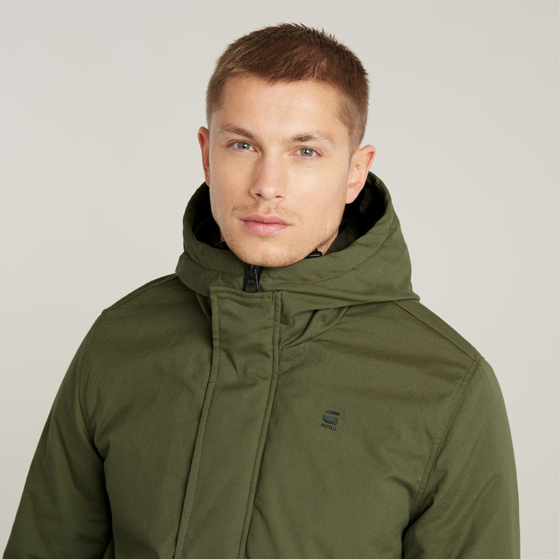 G-STAR Outlet Everyday Hooded Parka Green