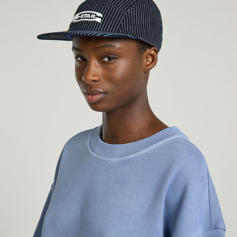 G-STAR Outlet Overdyed Big Sleeve Oversized Sweater Light blue