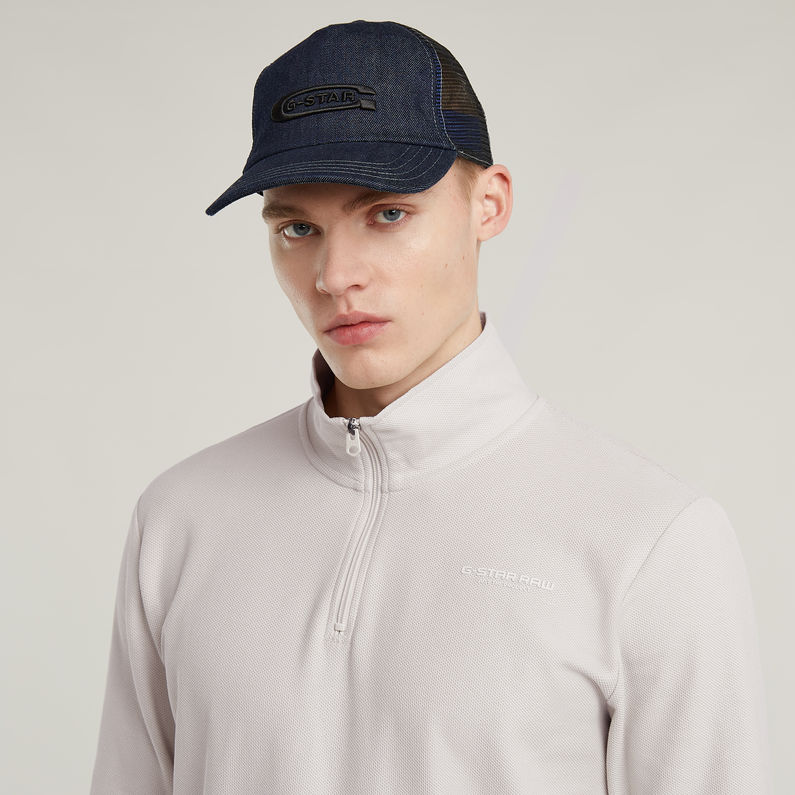 G-STAR Outlet Half Zip Tweeter White
