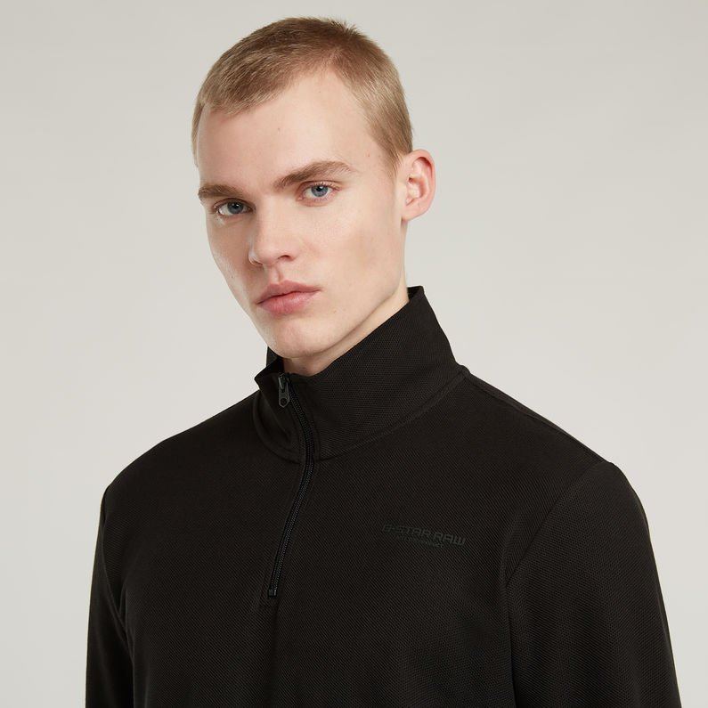 G-STAR Outlet Half Zip Tweeter Black