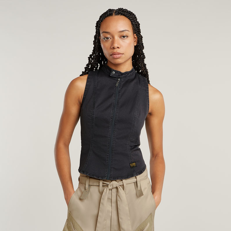 G-STAR Outlet Sleeveless Top Grey