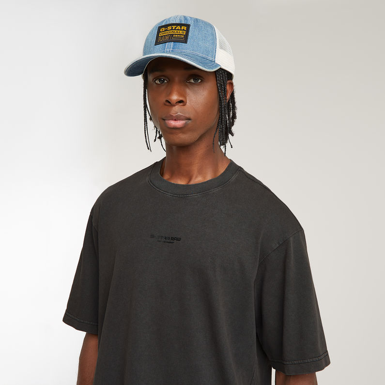 G-STAR Outlet Overdyed Center Chest Boxy T-Shirt Black