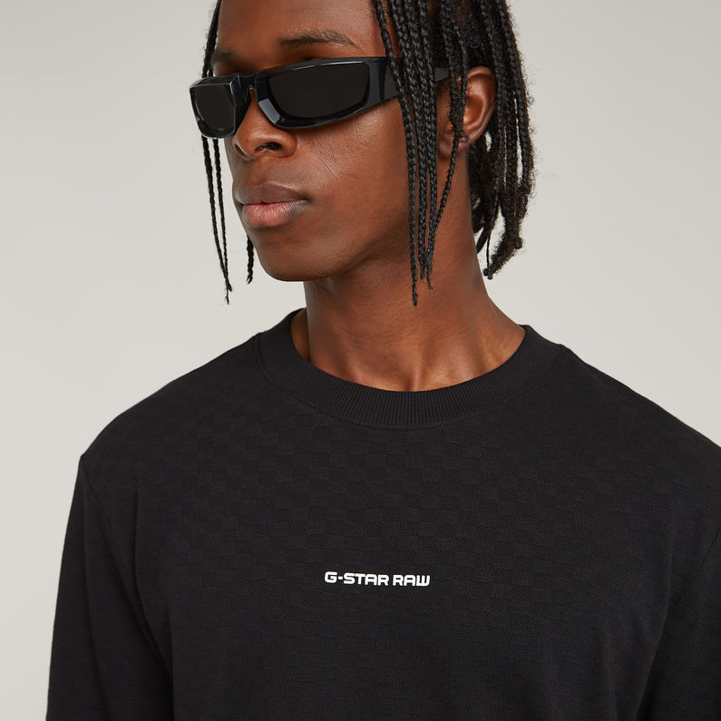 G-STAR Outlet Camiseta Checquard Tweeter Negro