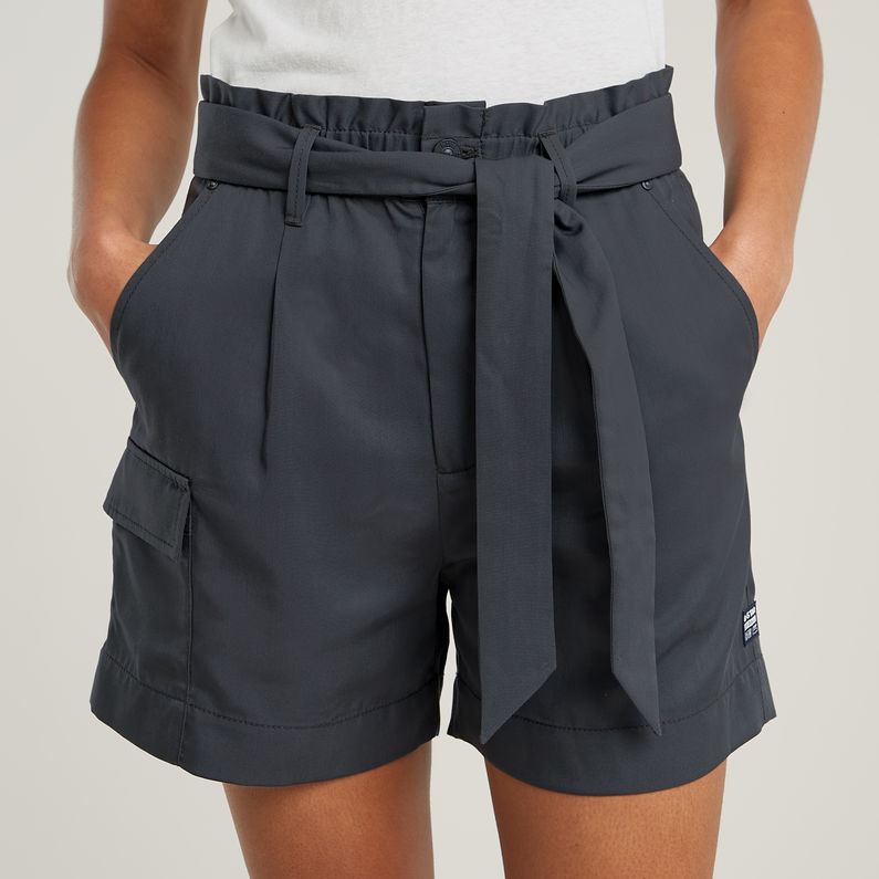 G-STAR Outlet Paperbag Shorts Grey