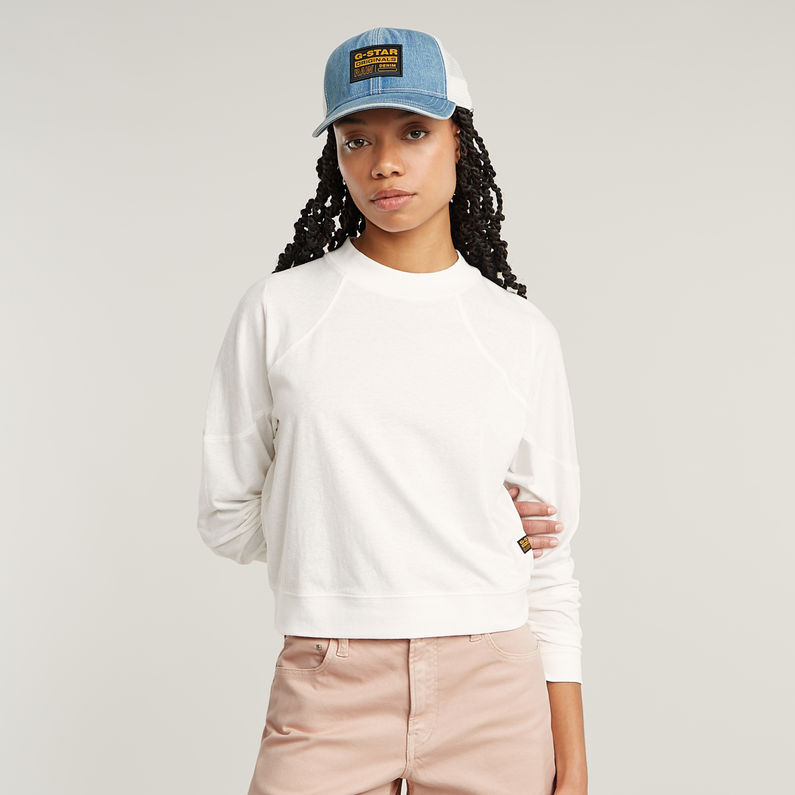G-STAR Outlet Top Constructed Blanco