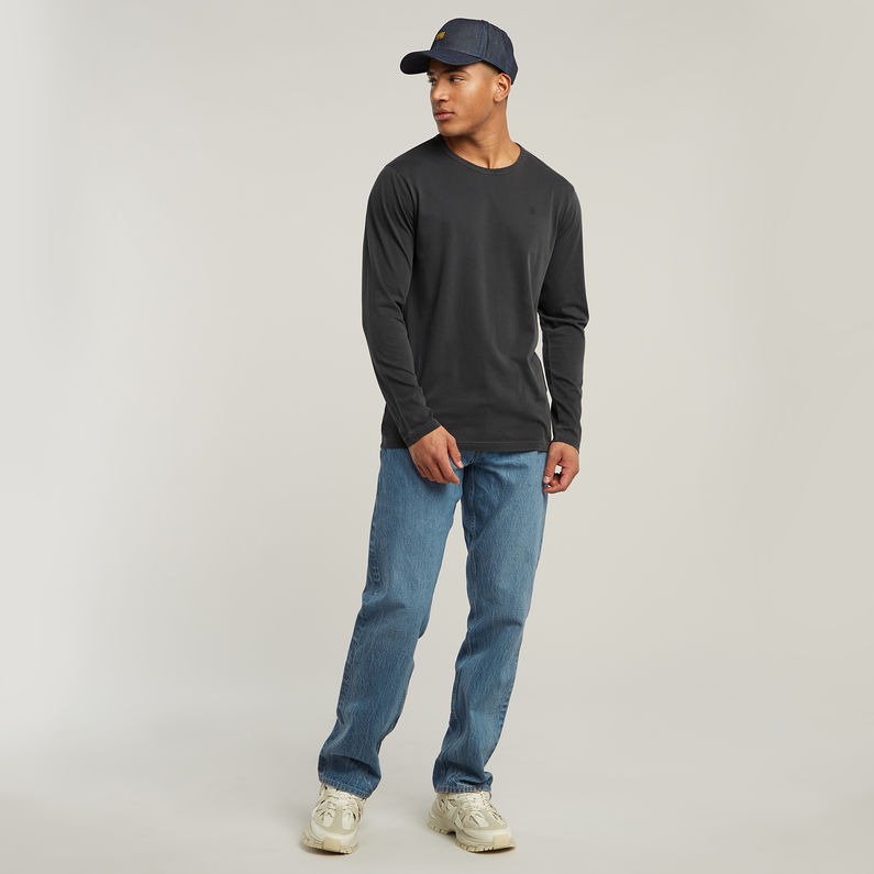 G-STAR Outlet Garment Dyed Chest Logo T-Shirt Black