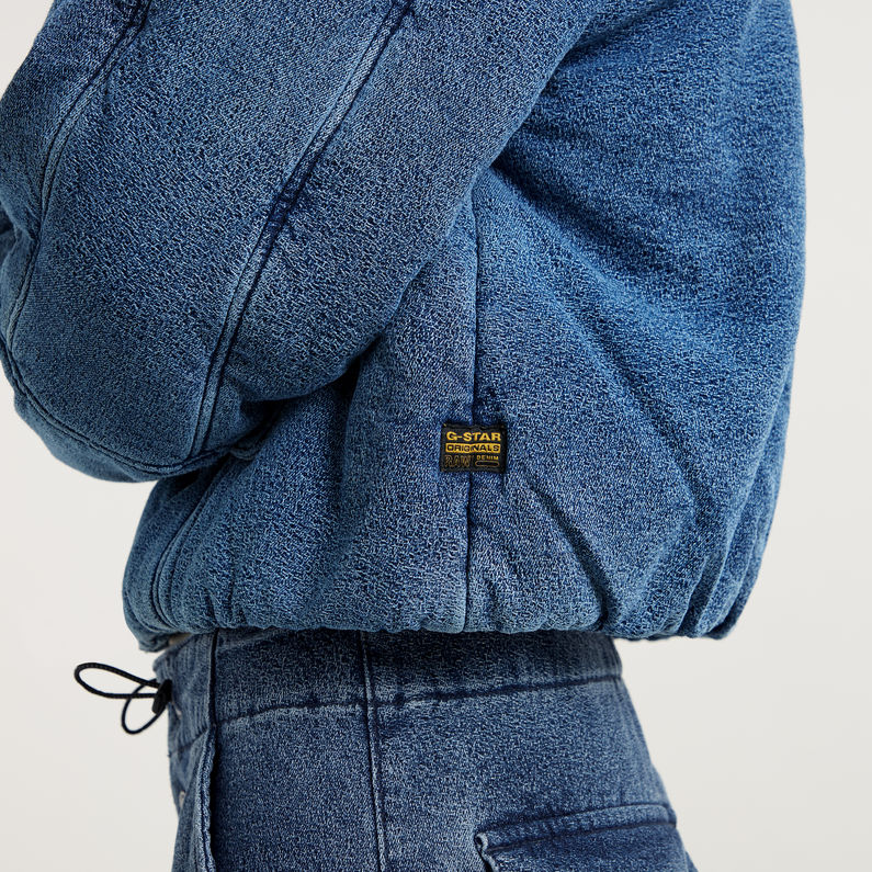 G-STAR Outlet Padded Cocoon Bomber Medium blue