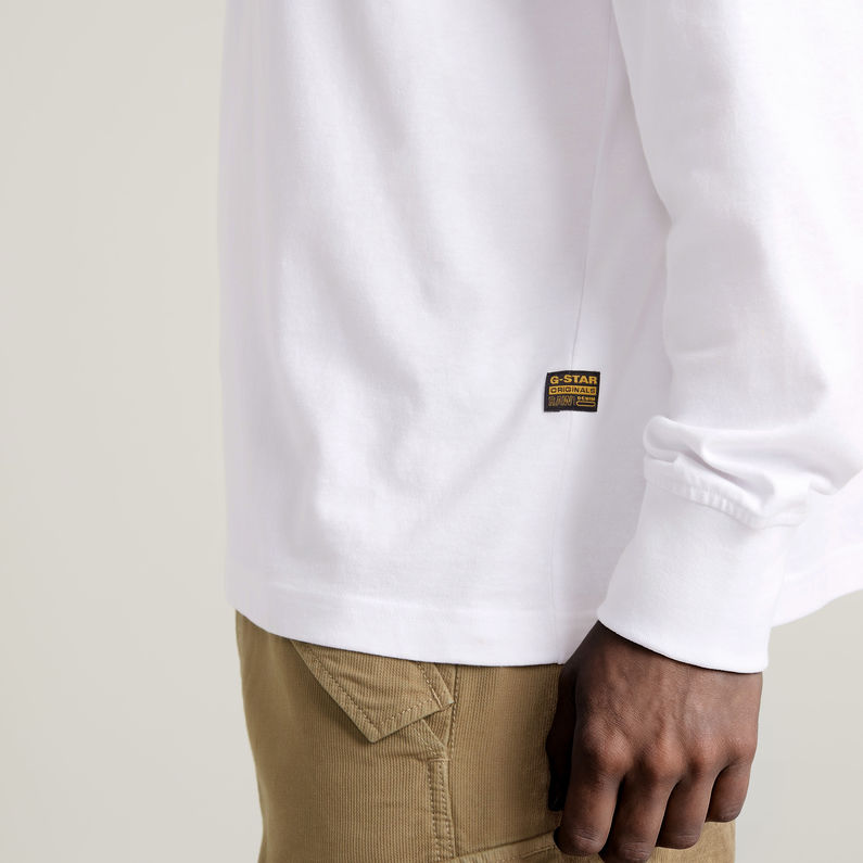 G-STAR Outlet Center Chest Boxy T-Shirt White