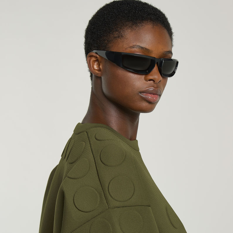 G-STAR Outlet Cuello redondo recortado unisex WVB Verde