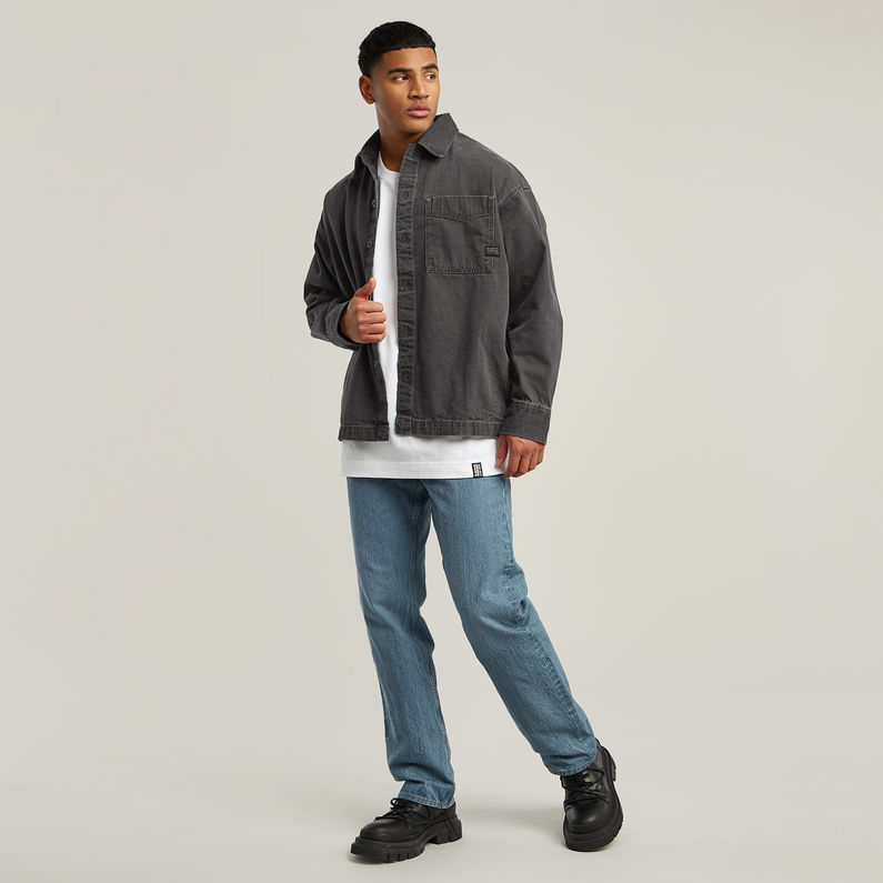 G-STAR Outlet Boxy Fit Shirt Grey